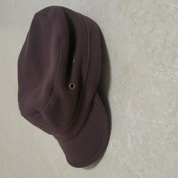 olive Stefeno cap, wool blend, sz S - Picture 1 of 8